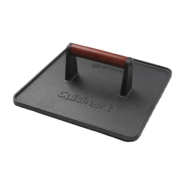 Cast iron grill press with wooden handle.... from ASI 56070 Gemline / Gemline®