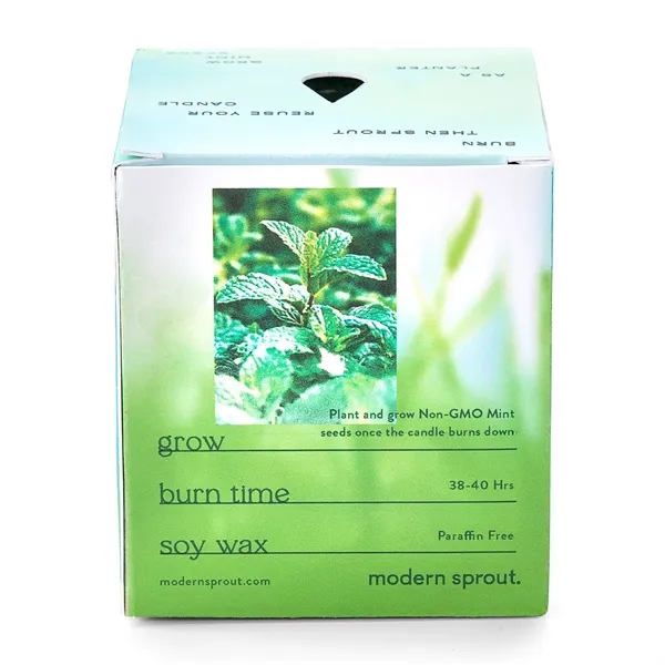 6 oz. soy candle that turns into a planter; seed packet... from ASI 56070 Gemline / Gemline®