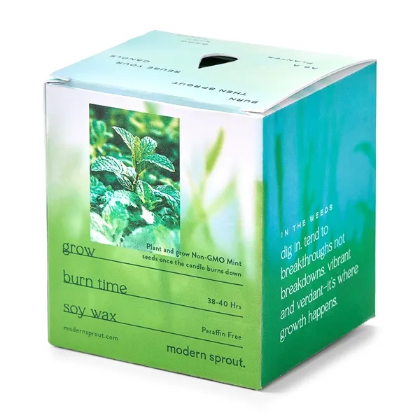 6 oz. soy candle that turns into a planter; seed packet... from ASI 56070 Gemline / Gemline®