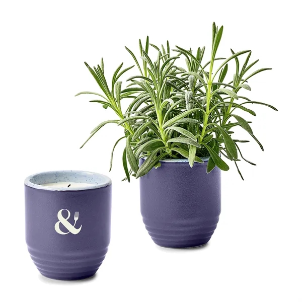 6 oz. soy candle that turns into a planter; seed packet... from ASI 56070 Gemline / Gemline®