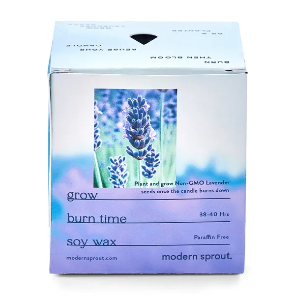 6 oz. soy candle that turns into a planter; seed packet... from ASI 56070 Gemline / Gemline®