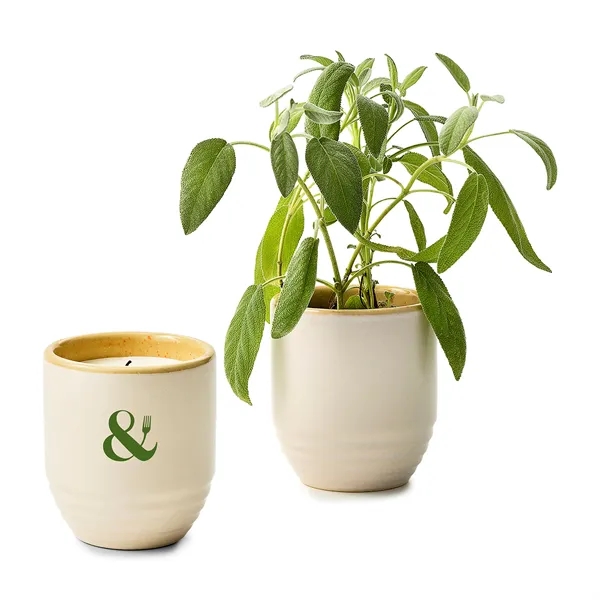6 oz. soy candle that turns into a planter; seed packet... from ASI 56070 Gemline / Gemline®