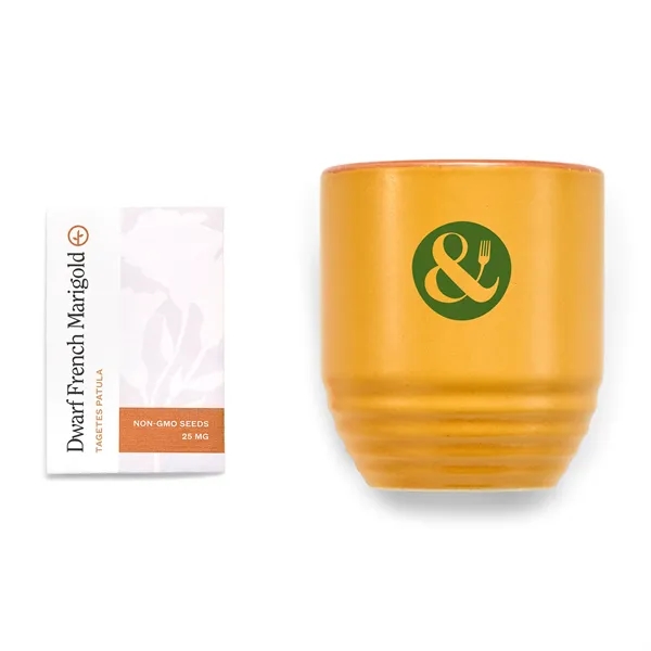 6 oz. soy candle that turns into a planter; seed packet... from ASI 56070 Gemline / Gemline®