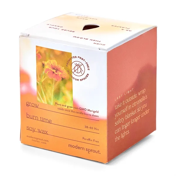 6 oz. soy candle that turns into a planter; seed packet... from ASI 56070 Gemline / Gemline®