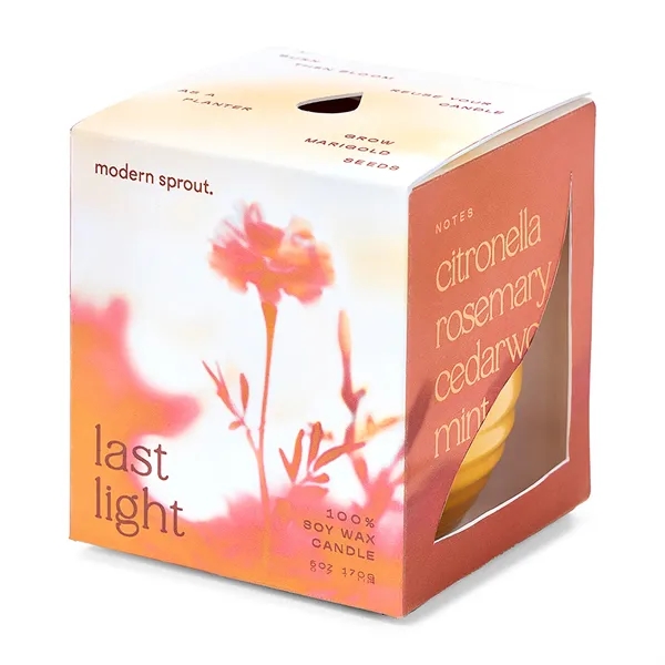 6 oz. soy candle that turns into a planter; seed packet... from ASI 56070 Gemline / Gemline®