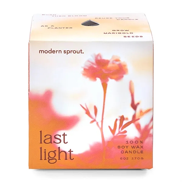 6 oz. soy candle that turns into a planter; seed packet... from ASI 56070 Gemline / Gemline®