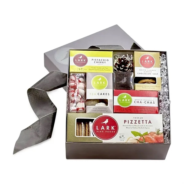 Gift box with cookies, biscuits and candles from women-owned businesses.... from ASI 56070 Gemline / Gemline®