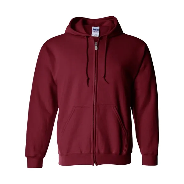 8.0 oz., 50% cotton / 50% polyester full-zip hooded sweatshirt. Blank... from ASI 84358 S&S Activewear