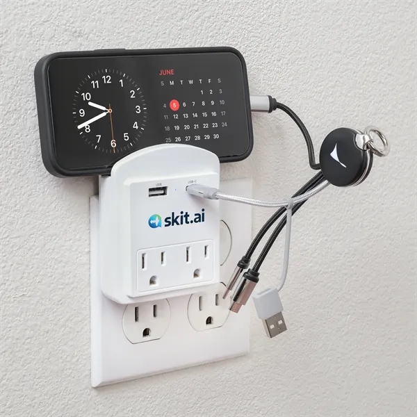 Wall Outlet Extender with USB & USB-C Ports... from ASI 46755 Cosmo Promos