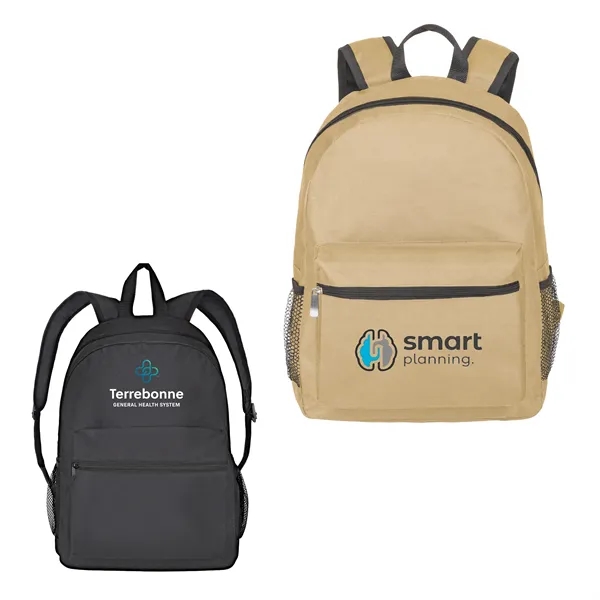 Hawksbill RPET Backpack. Front zippered pocket.... from ASI 46755 Cosmo Promos