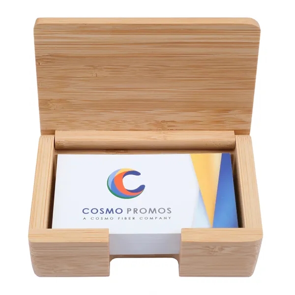 Bamboo Business Card Holder... from ASI 46755 Cosmo Promos