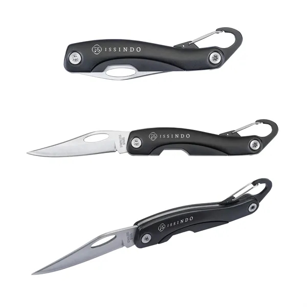 Carabiner pocket knife.... from ASI 46755 Cosmo Promos
