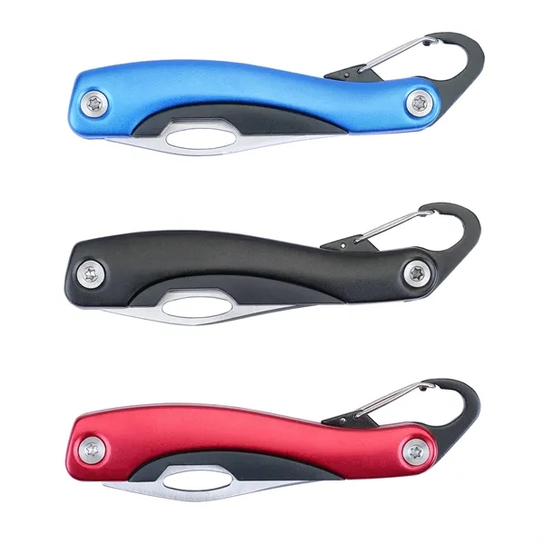 Carabiner pocket knife.... from ASI 46755 Cosmo Promos
