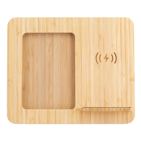 Bamboo Photo Frame & 10W Wireless Charger.... from ASI 46755 Cosmo Promos