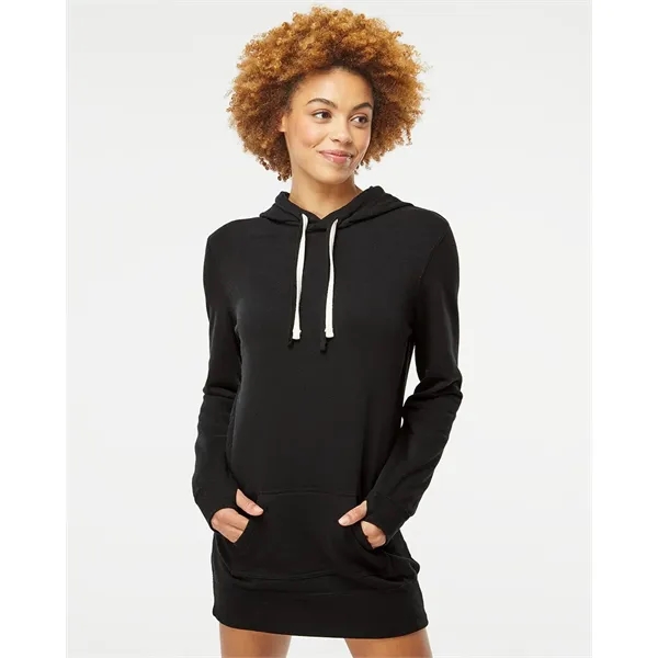 Women's pullover dress with an unlined hood, crossover neckline with two... from ASI 84358 S&S Activewear