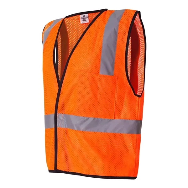 1-pocket mesh vest with left chest pocket. Blank product.... from ASI 84358 S&S Activewear