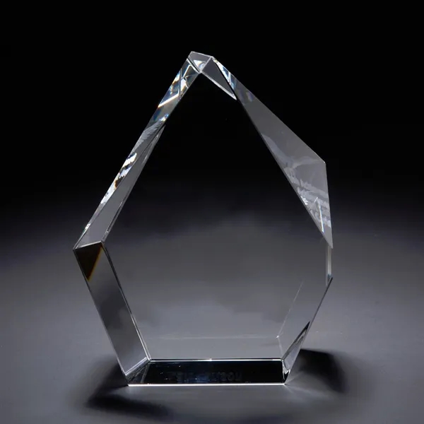 7" x 5" x 2.38" optical 3D crystal award that features... from ASI 68507 The Magnet Group / Benchmark Crystal & Clocks