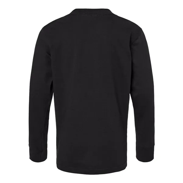 Next Level Youth Cotton Long Sleeve T-Shirt... from ASI 84358 S&S Activewear