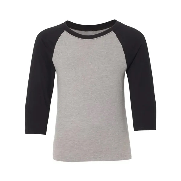 Youth CVC three-quarter sleeve raglan t-shirt with contrasting colors for body... from ASI 84358 S&S Activewear