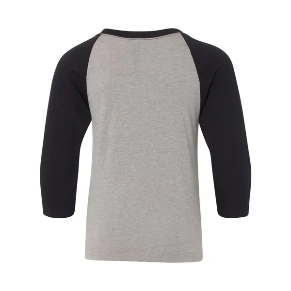 Youth CVC three-quarter sleeve raglan t-shirt with contrasting colors for body... from ASI 84358 S&S Activewear