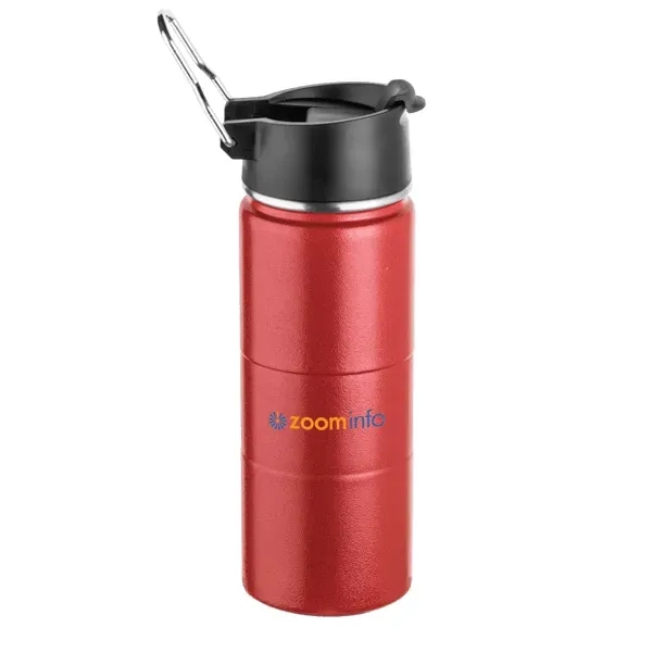 19 ounce water bottle with double-wall vacuum insulation and a carry... from ASI 88060 Snugz/USA Inc / Sweda®