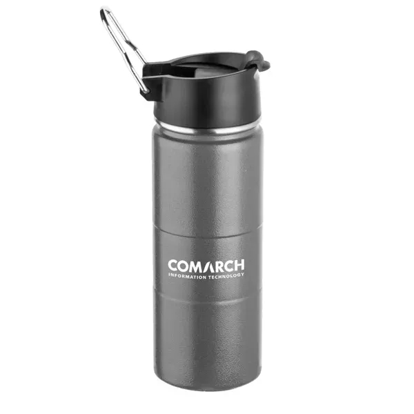 19 ounce water bottle with double-wall vacuum insulation and a carry... from ASI 88060 Snugz/USA Inc / Sweda®