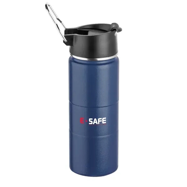 19 ounce water bottle with double-wall vacuum insulation and a carry... from ASI 88060 Snugz/USA Inc / Sweda®