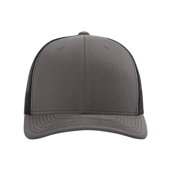 Trucker snapback cap made of polyester/cotton with a mesh back and... from ASI 84358 S&S Activewear