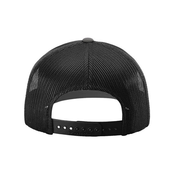 Trucker snapback cap made of polyester/cotton with a mesh back and... from ASI 84358 S&S Activewear