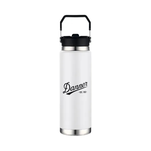 30 oz. stainless steel water bottle with copper lining, screw-on lid... from ASI 88060 Snugz/USA Inc