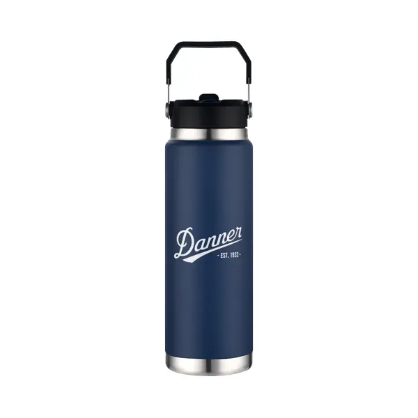 30 oz. stainless steel water bottle with copper lining, screw-on lid... from ASI 88060 Snugz/USA Inc