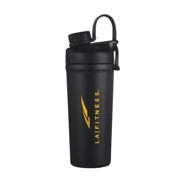 26 oz. double wall stainless steel shaker tumbler with screw-off lid.... from ASI 88060 Snugz/USA Inc