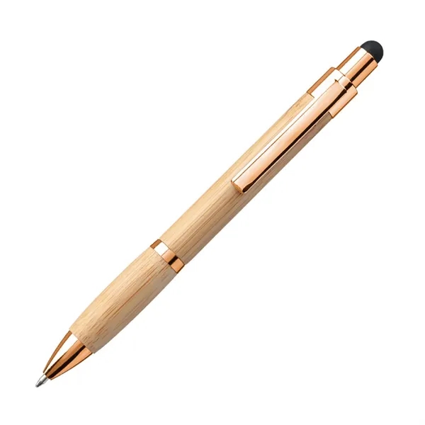 The Kafza click-action ballpoint pen features an eco-friendly bamboo barrel with... from ASI 84592 St Regis Group