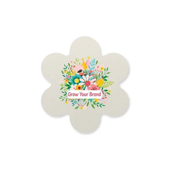 Flower shaped expanding sponge is a sustainable & eco-friendly alternative to... from ASI 54040 Fey Promo