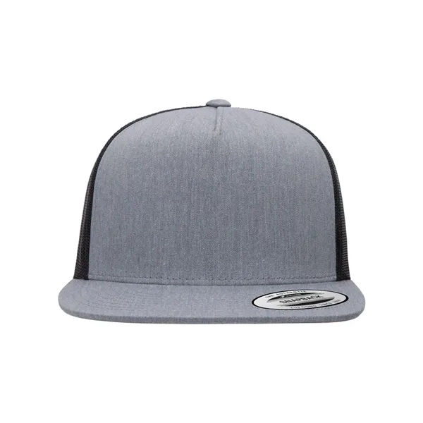 Classic trucker cap with flat bill. Blank.... from ASI 84358 S&S Activewear