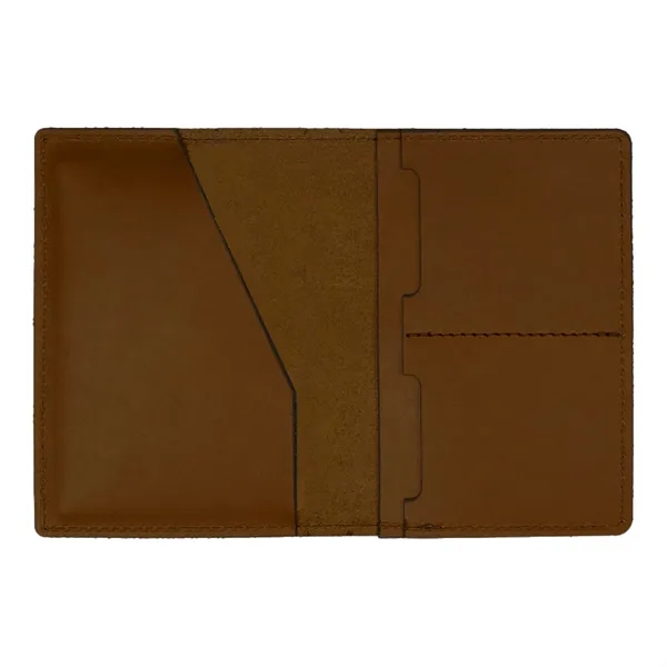 Leather Passport Holder with pockets to keep you organized while on... from ASI 75126 Oowee Products