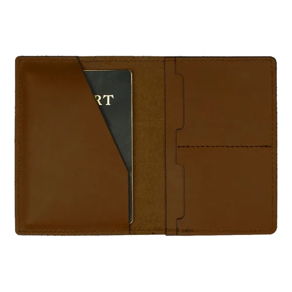 Leather Passport Holder with pockets to keep you organized while on... from ASI 75126 Oowee Products