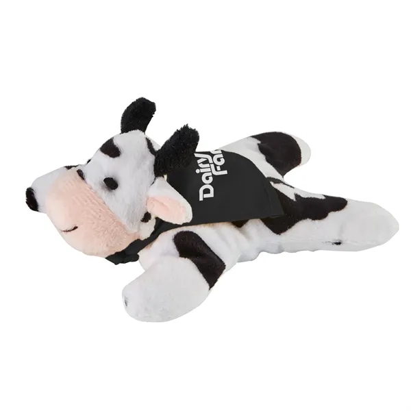 5 3/4" x 3 3/4" plush cow with attached microfiber screen... from ASI 52840 Evans Manufacturing