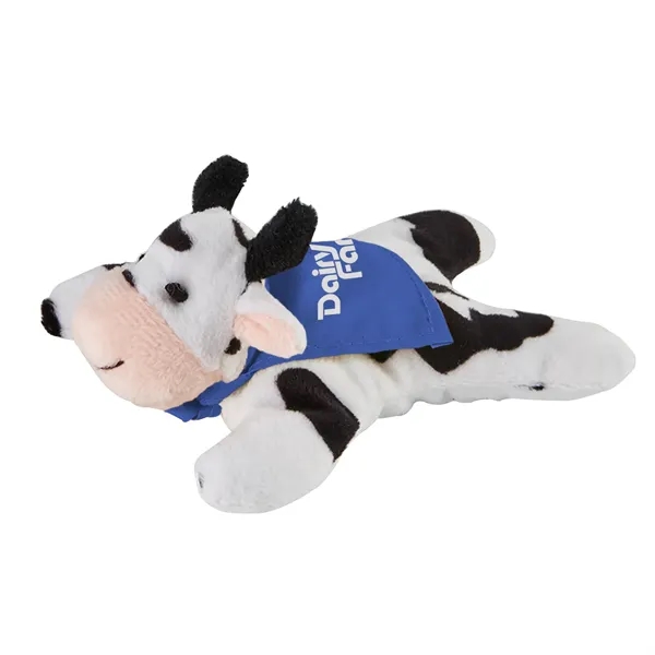 5 3/4" x 3 3/4" plush cow with attached microfiber screen... from ASI 52840 Evans Manufacturing