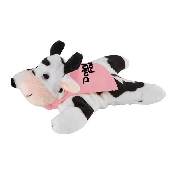 5 3/4" x 3 3/4" plush cow with attached microfiber screen... from ASI 52840 Evans Manufacturing
