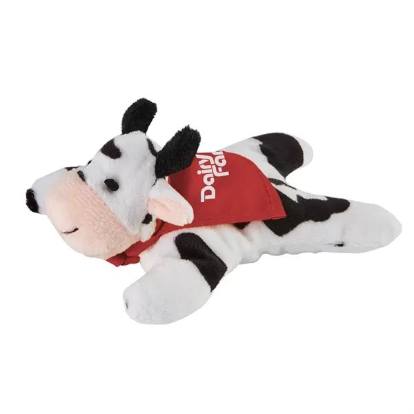 5 3/4" x 3 3/4" plush cow with attached microfiber screen... from ASI 52840 Evans Manufacturing