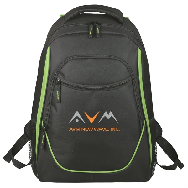 Backpack made of 600 denier Polyester and fabric lining.... from ASI 46755 Cosmo Promos