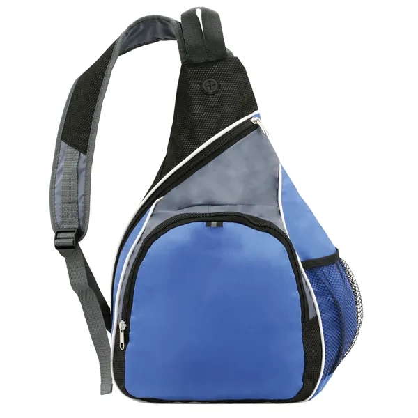 Sling bag made of 600 denier polyester with non-woven accents, 12"... from ASI 46755 Cosmo Promos