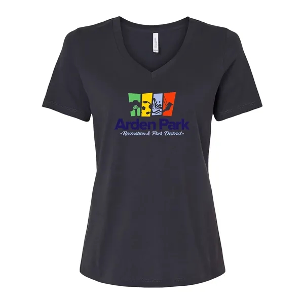 Bella+Canvas Ladies' Relaxed Jersey Short-Sleeve V-Neck... from ASI 30208 A P Specialties / AP Specialties