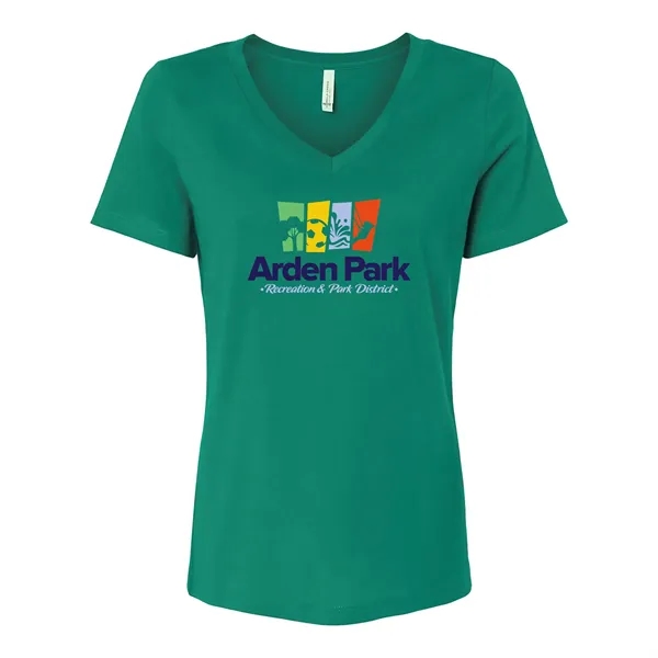 Bella+Canvas Ladies' Relaxed Jersey Short-Sleeve V-Neck... from ASI 30208 A P Specialties / AP Specialties