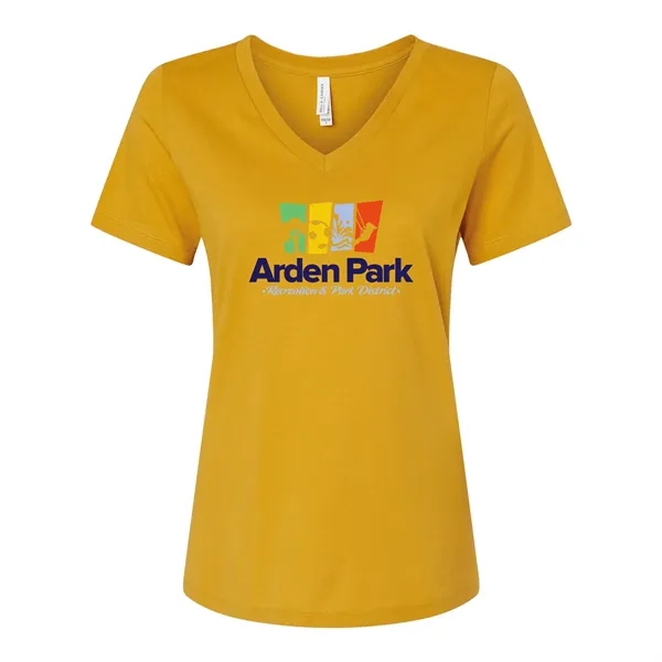 Bella+Canvas Ladies' Relaxed Jersey Short-Sleeve V-Neck... from ASI 30208 A P Specialties / AP Specialties