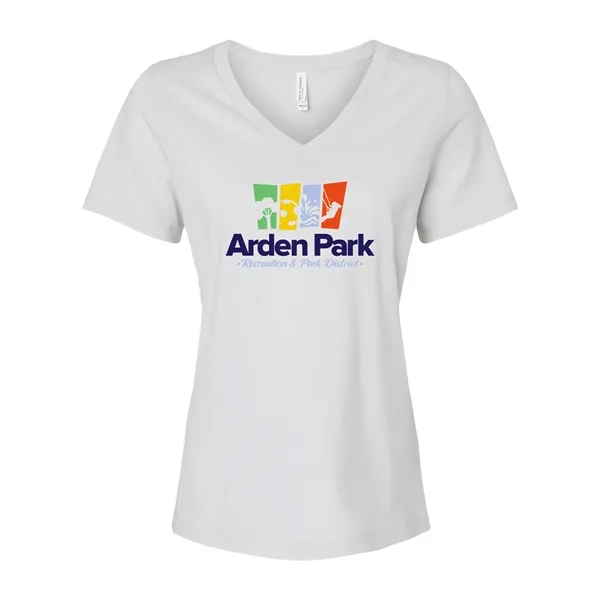 Bella+Canvas Ladies' Relaxed Jersey Short-Sleeve V-Neck... from ASI 30208 A P Specialties / AP Specialties