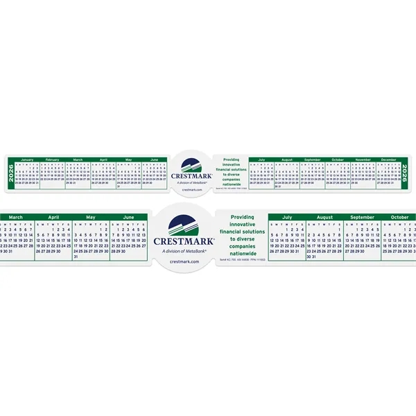 16" x 2" poly keyboard or monitor calendar strip with adhesive... from ASI 44830 The Chest