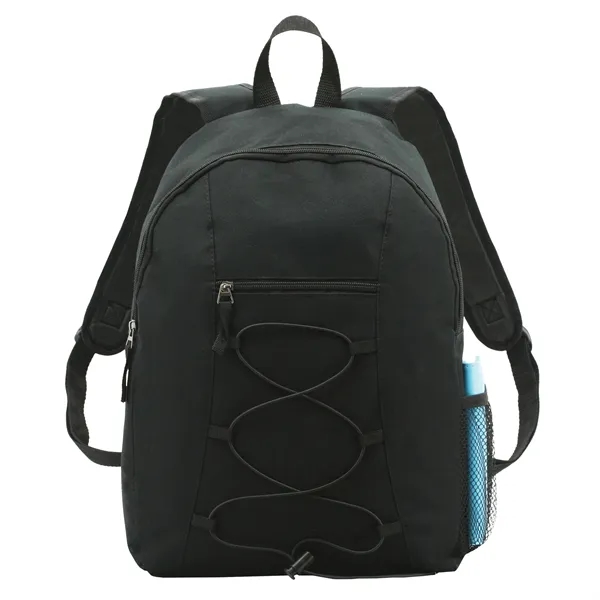 Backpack has elastic cord on the front, spacious main compartment and... from ASI 46755 Cosmo Promos