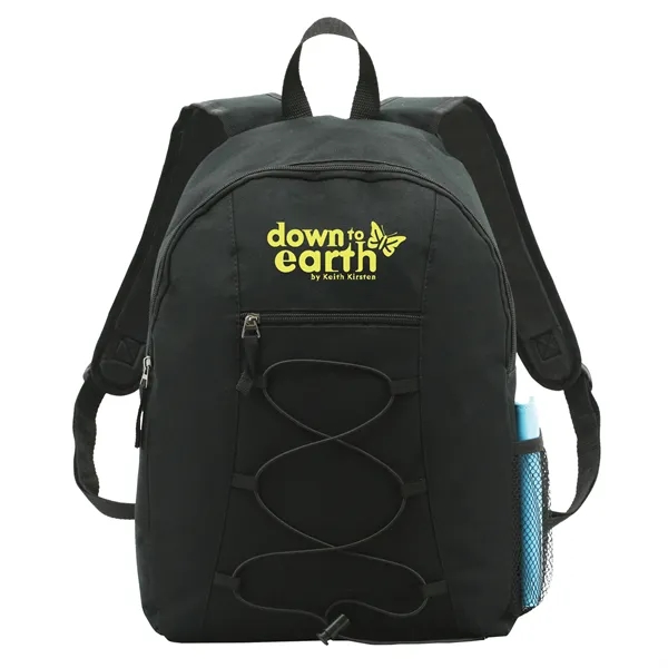 Backpack has elastic cord on the front, spacious main compartment and... from ASI 46755 Cosmo Promos